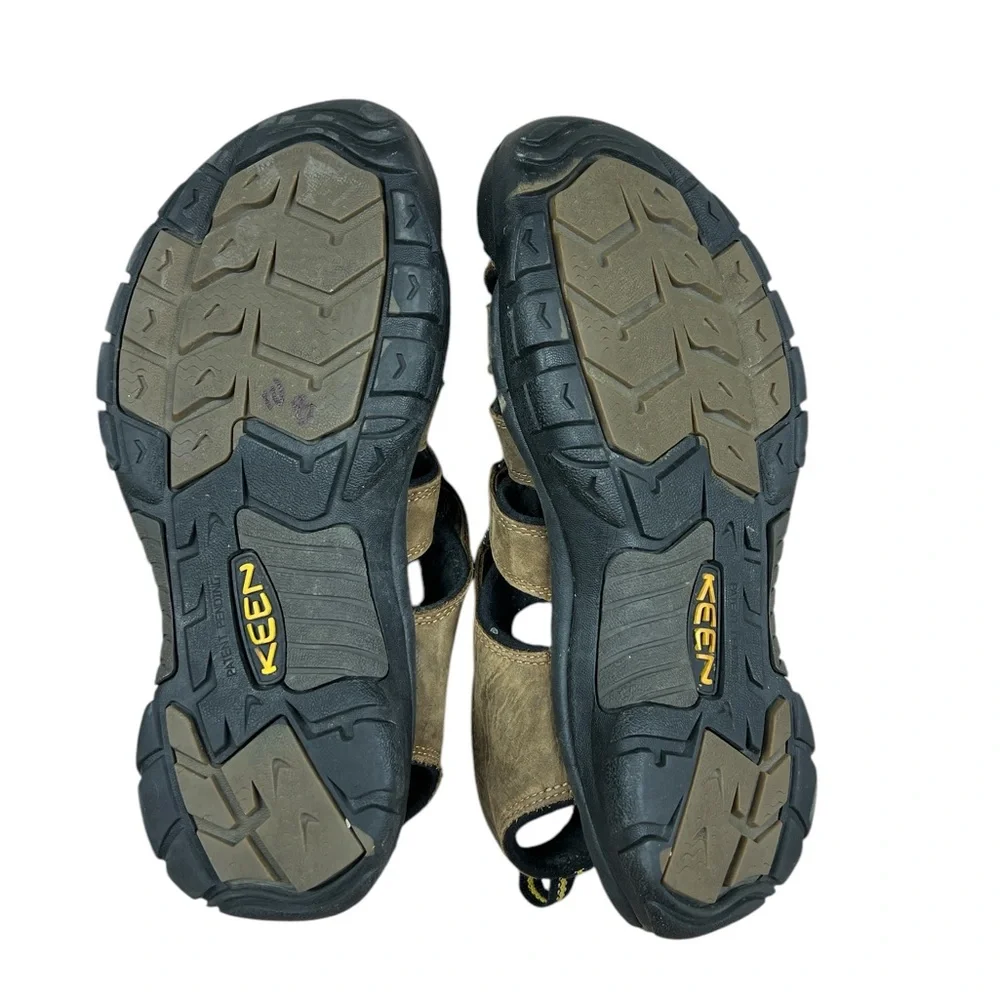 Keen Shoes Men's Size 10.5‎ Sandals Newport Leather Walking Outdoor Brown